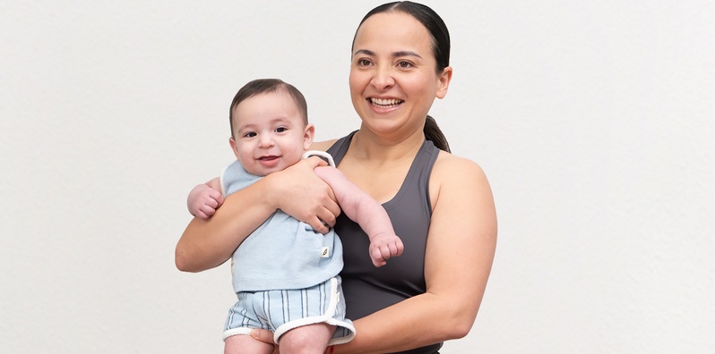 Mom Fitness: 5 ejercicios sencillos para hacer con tu bebé class image